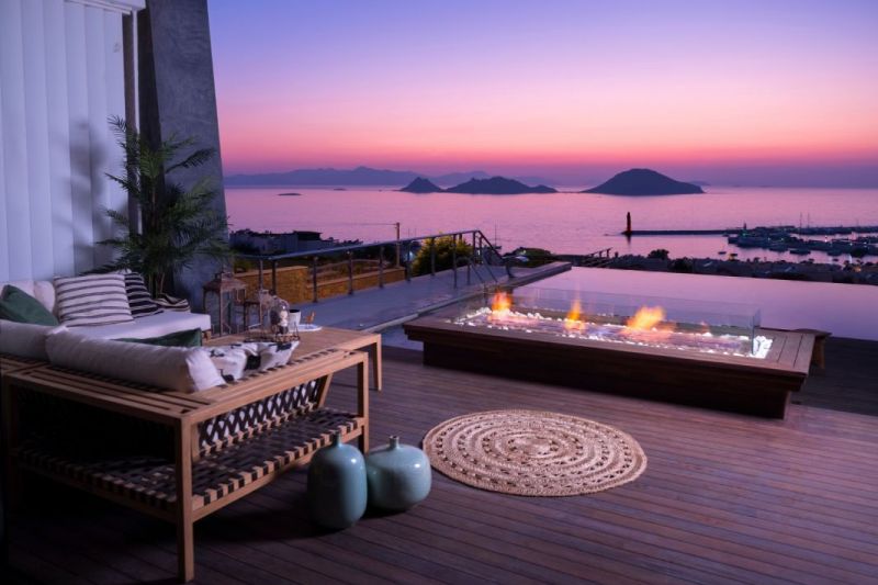Bodrum Turgutreis Summer Villa with Private Pool and Sea View