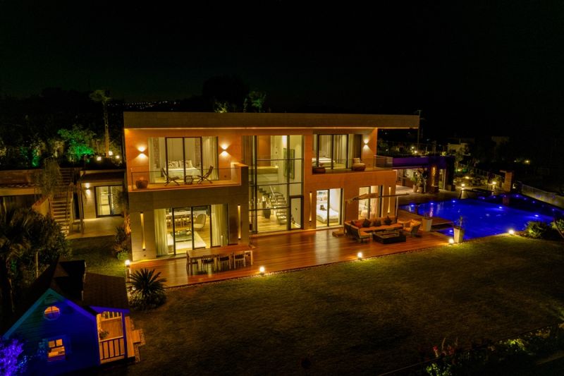 5 Bedroomed Villa With Private Pool and Sea View in Bodrum Gundogan